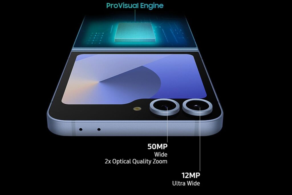 Samsung Galaxy Z Flip6: Cấu hình mạnh mẽ, thiết kế hoàn hảo cho Gen Z 15 Hệ thống camera này biến Galaxy Z Flip6 thành công cụ sáng tạo nội dung mạnh mẽ