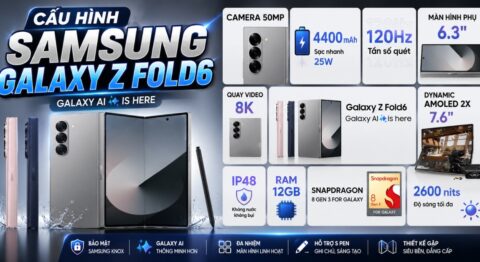 cấu hình samsung galaxy z fold6
