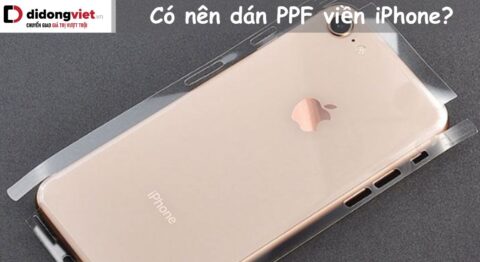 dán PPF viền iPhone
