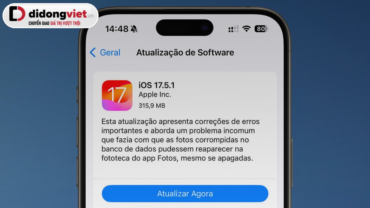 Apple phát hành iOS 17.5.1, sửa lỗi ảnh đã xóa “bỗng dưng” xuất hiện lại