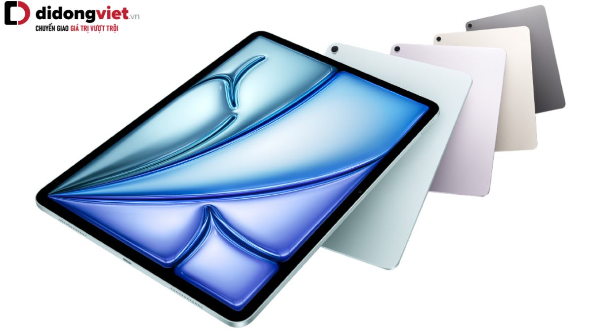 iPad Air 6 ra mắt: Thiết kế mới, 2 kích thước – 4 màu sắc mới và chip M2 mạnh mẽ
