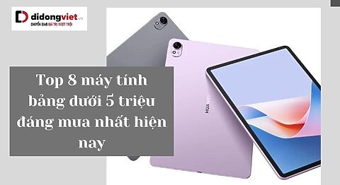 máy tính bảng dưới 5 triệu