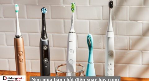 Nên mua bàn chải điện xoay hay rung