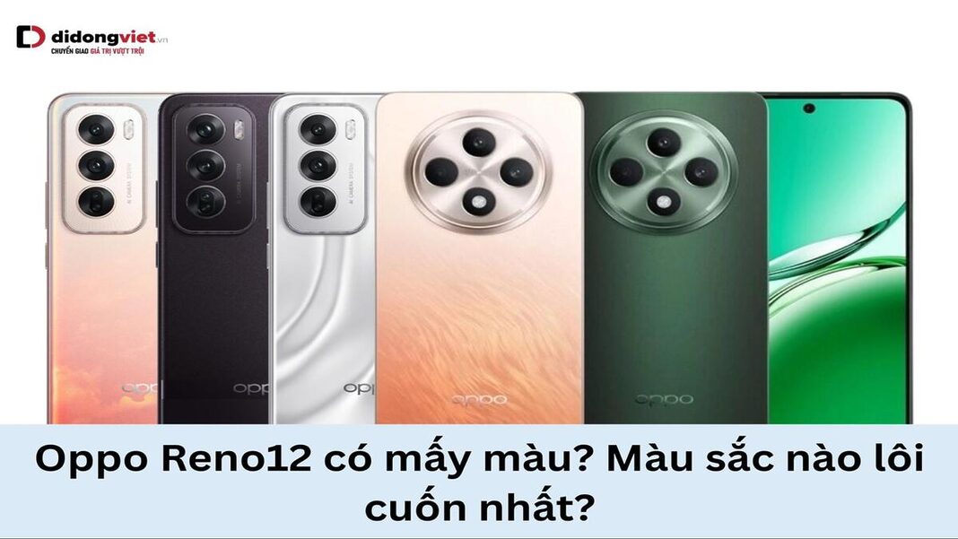 Oppo Reno12 có mấy màu