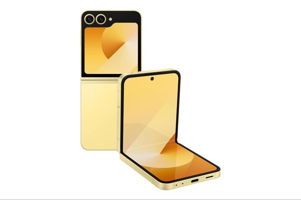 Màu Vàng (Yellow): Màu sắc tươi sáng mang lại năng lượng và sự tự tin cho Galaxy Z Flip6.	