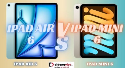 So sánh iPad Air 6 và iPad mini 6