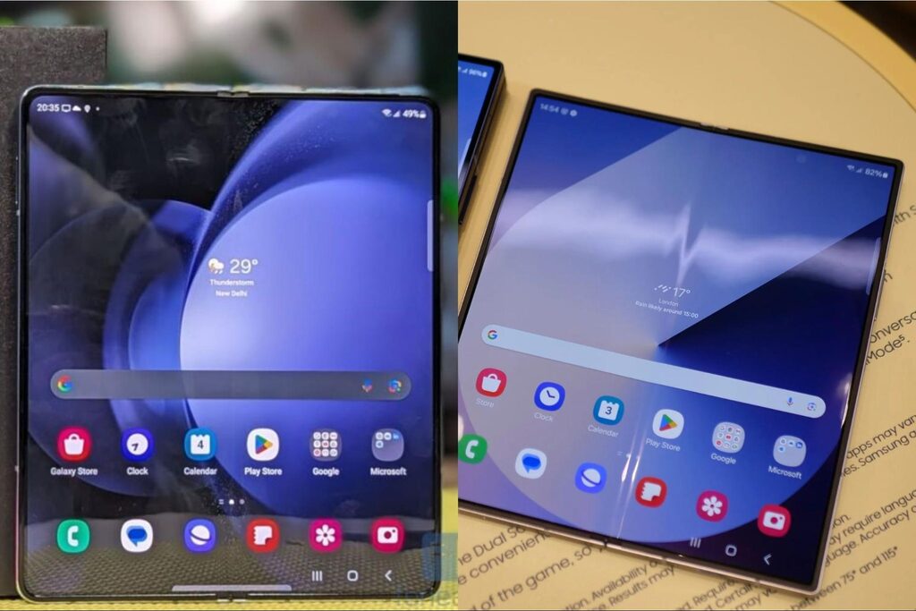 So sánh Samsung Galaxy Z Fold6 và Fold5: Cái nào nên mua? 14 Màn hình Samsung Galaxy Z Fold5 và Galaxy Z Fold6