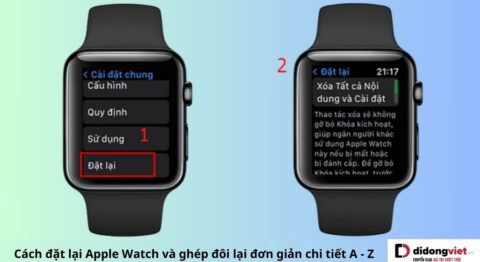 Cách đặt lại Apple Watch và ghép đôi lại