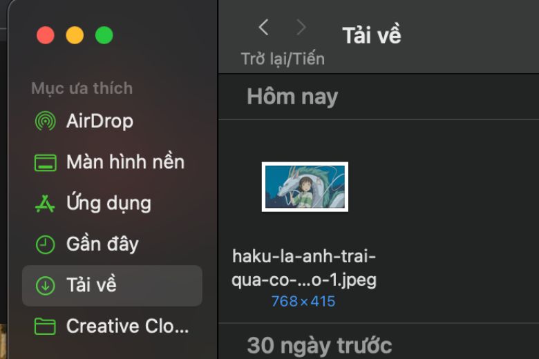 Cách lưu ảnh trên MacBook

