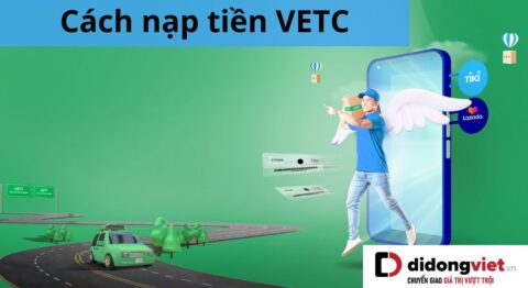 cách nạp tiền vetc