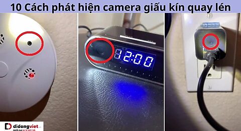 cách phát hiện camera quay lén