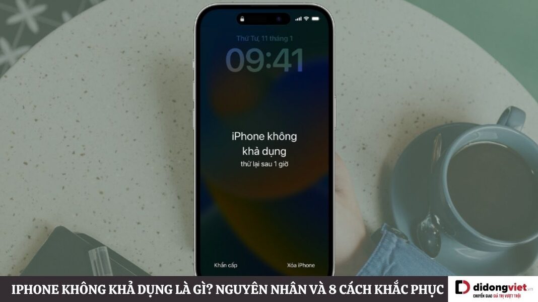 iPhone không khả dụng 