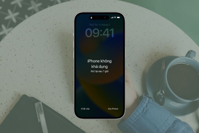 iPhone không khả dụng 