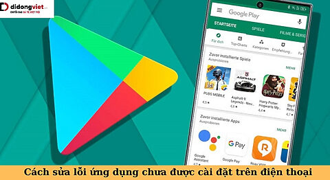lỗi ứng dụng chưa được cài đặt
