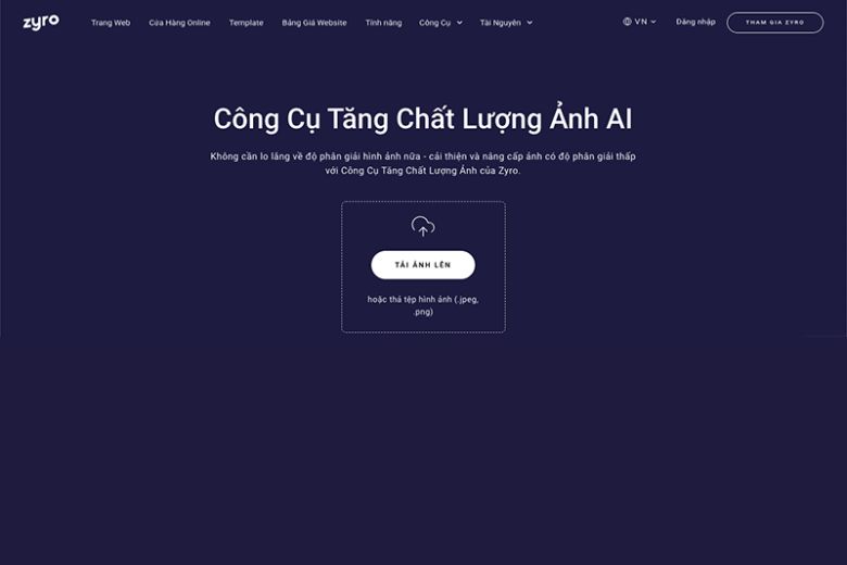 tăng chất lượng ảnh