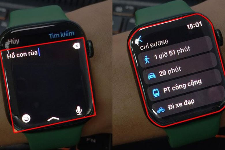 Cách dùng Google Maps trên Apple Watch 