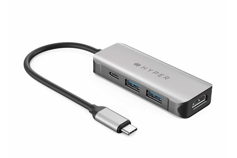 Cổng chuyển HyperDrive HDMI 4K60Hz 4in1 USB-C Hub (HD41)