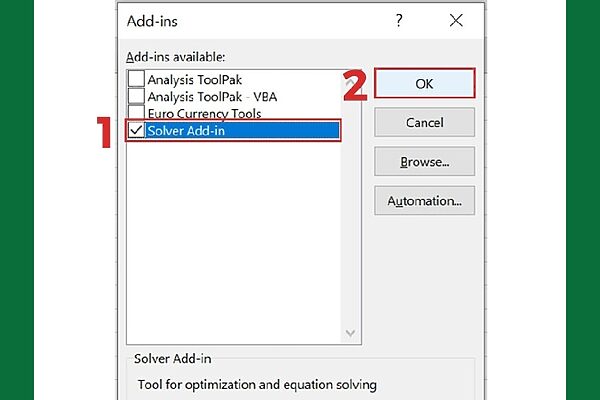 Solver là gì? Cách thêm và sử dụng Solver trong Excel