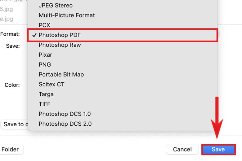 chuyển ảnh sang PDF