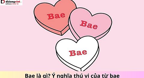 Bae là gì? Ý nghĩa thú vị của từ bae bạn nên biết Bae là gì