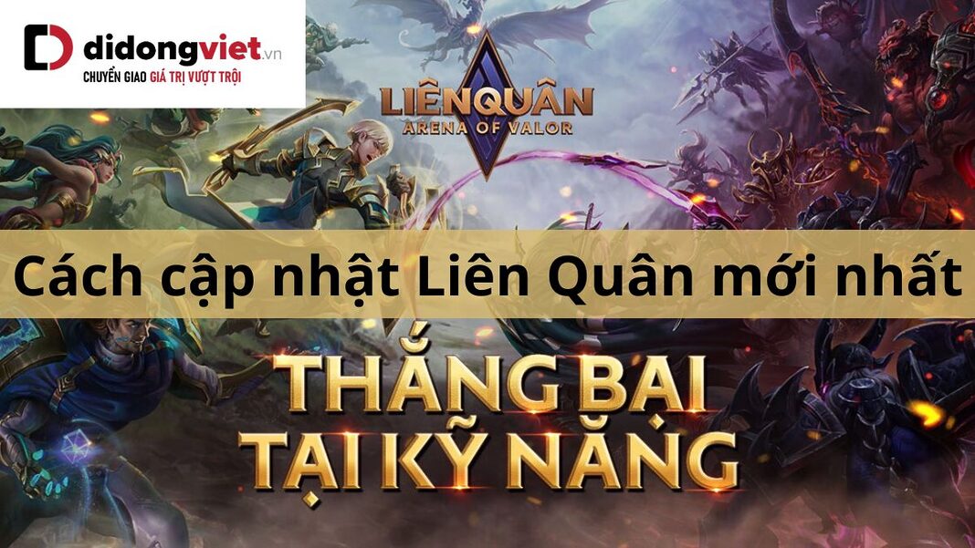 cách cập nhật liên quân