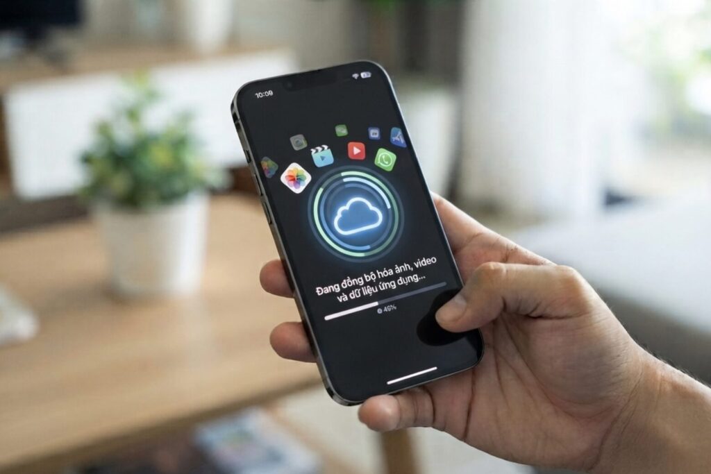 Cách chuyển dữ liệu từ iPhone cũ sang iPhone mới an toàn và nhanh chóng 26 cach chuyen du lieu tu iphone sang iphone dung tam dung luong icloud buoc 3 didongviet