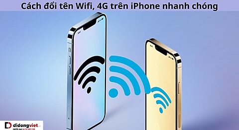 Cách đổi tên Wifi trên iPhone