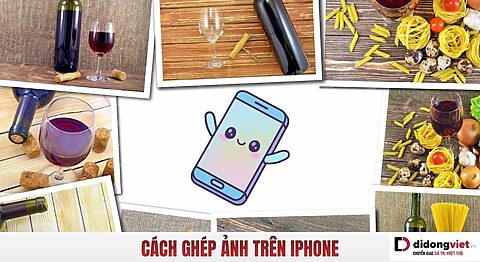 Cách ghép ảnh trên iPhone