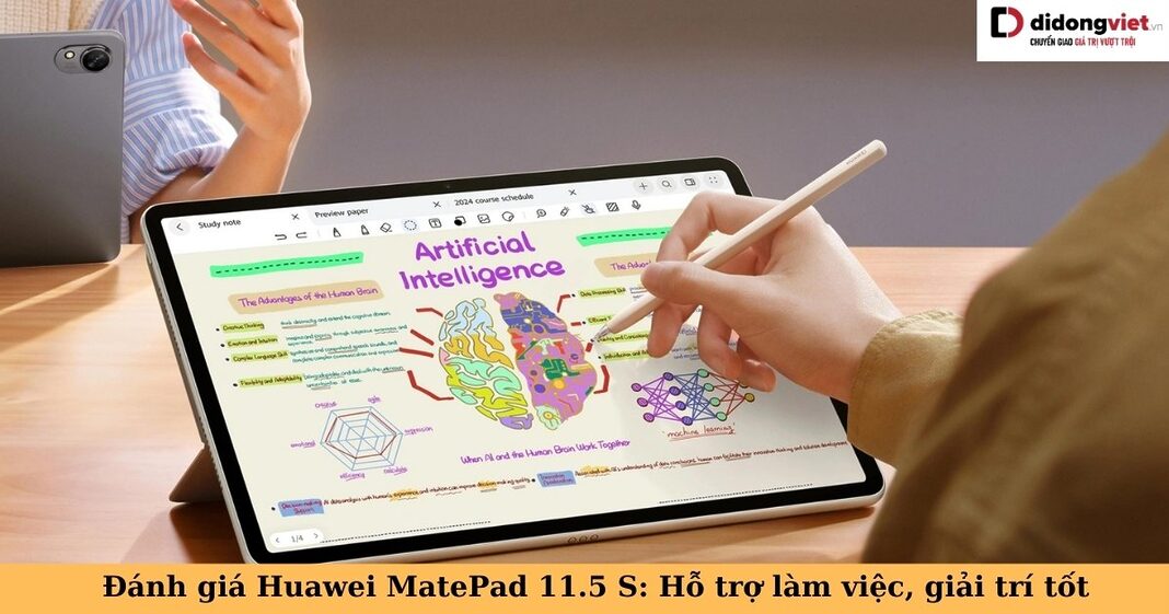 đánh giá huawei matepad 11.5 s