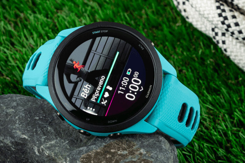 Phiên bản màu Garmin Forerunner 265 màu xanh