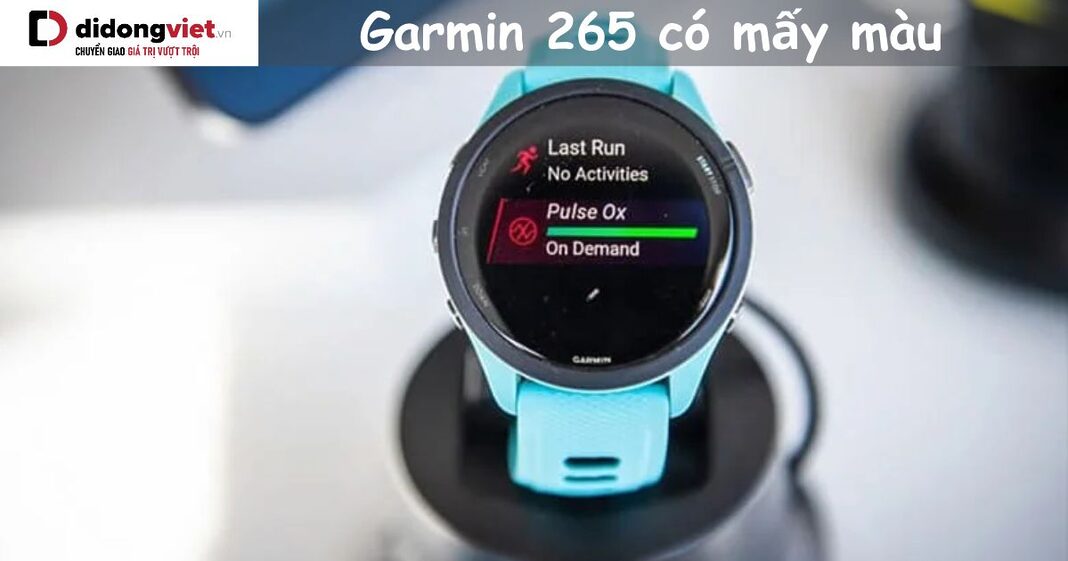 Garmin 265 có mấy màu