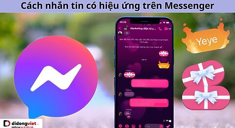 hiệu ứng tin nhắn Messenger