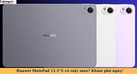 huawei matepad 11.5 s có mấy màu