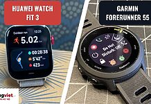 Huawei Watch Fit 3 và Garmin Forerunner 55