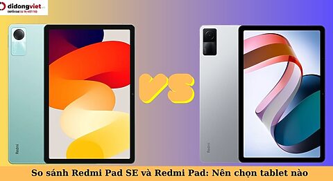 so sánh redmi pad se và redmi pad