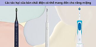 tác hại của bàn chải điện