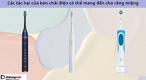 tác hại của bàn chải điện