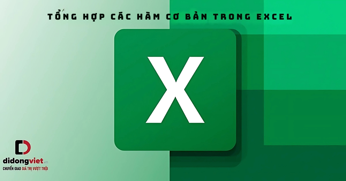 C c h m c b n trong excel g i t n 17 h m si u quen thu c