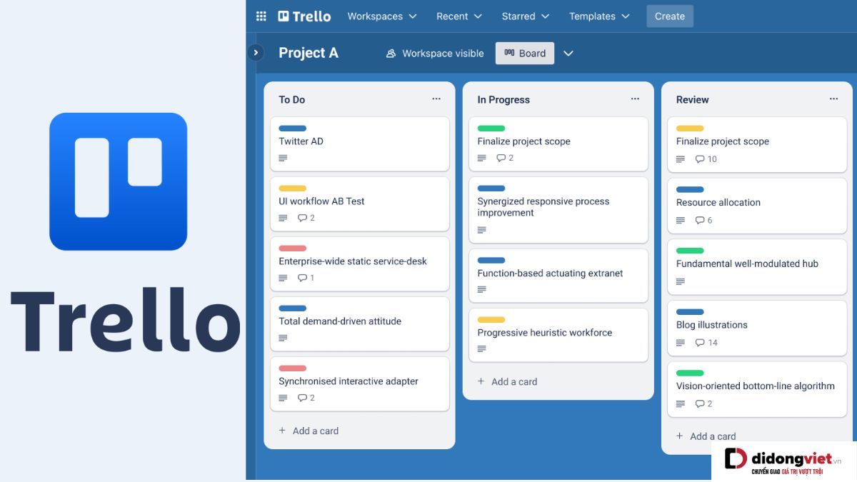 Trello: Ứng dụng hỗ trợ quản lý công việc, dự án hiệu quả