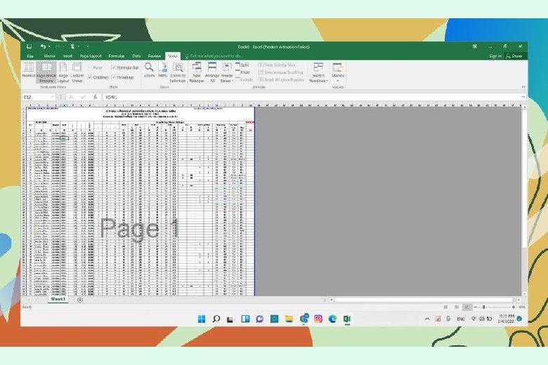 cach in excel vua trang giay a4 3 1