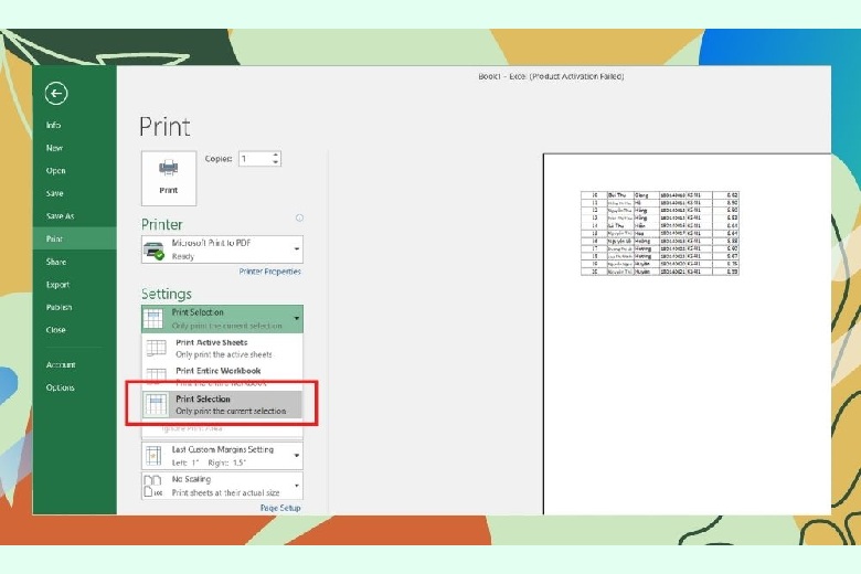 cach in excel vua trang giay a4 3 3