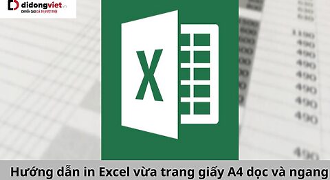 Hướng dẫn in Excel vừa trang giấy A4 dọc và ngang cực kỳ đơn giản cách in excel vừa trang giấy A4