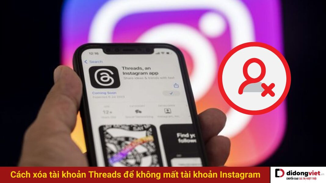 Cách xóa tài khoản Threads