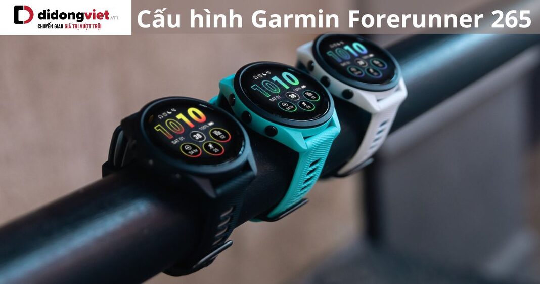 Cấu hình Garmin Forerunner 265