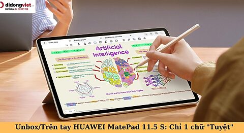trên tay huawei matepad 11.5 s