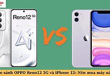 so sánh oppo reno12 5g và iphone 12