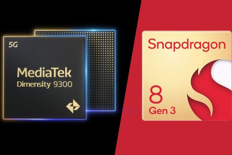 so sánh snapdragon 8 gen 3 và mediatek dimensity 9300