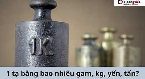 1 tạ bằng bao nhiêu gam