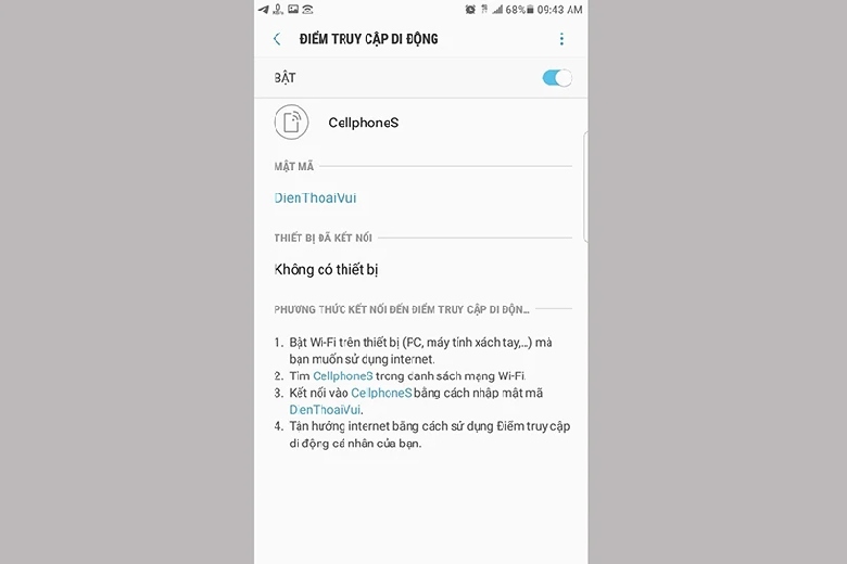 cach phat wifi tu dien thoai samsung 5