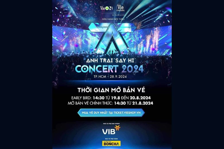 săn vé concert Anh Trai Say Hi